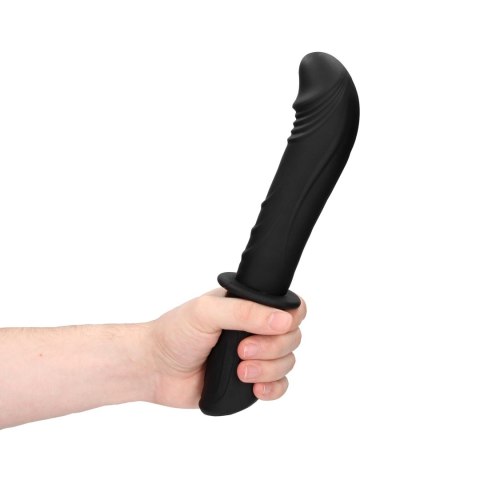 Hand Held Vibrating Sex Machine - Black SHOTS