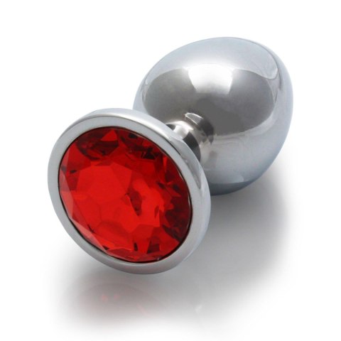 Round Gem Butt Plug - Medium SHOTS