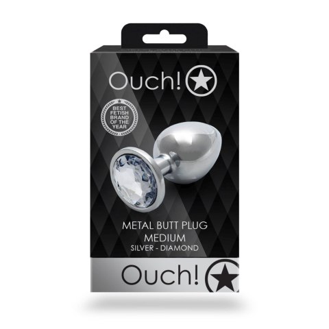 Round Gem Butt Plug - Medium SHOTS