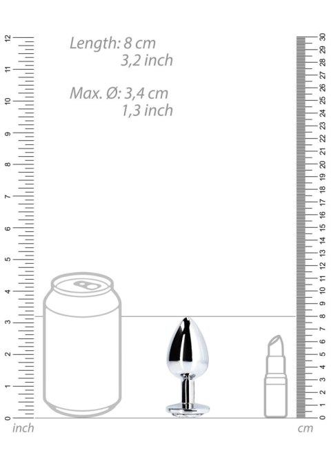 Round Gem Butt Plug - Medium SHOTS