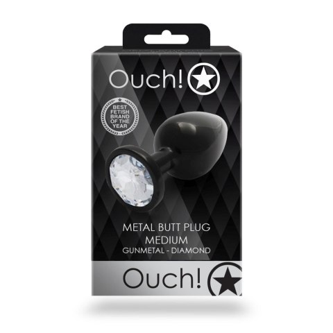 Round Gem Butt Plug - Medium SHOTS