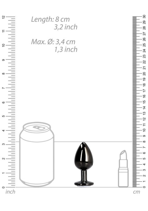 Round Gem Butt Plug - Medium SHOTS