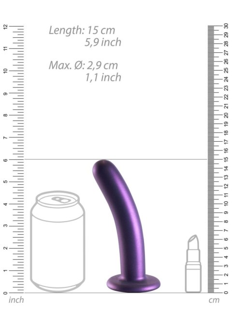 Smooth Silicone G-Spot Dildo - 6'' / 14,5 cm SHOTS