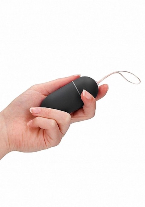 10 Speed Remote Vibrating Egg - Big - Black SHOTS