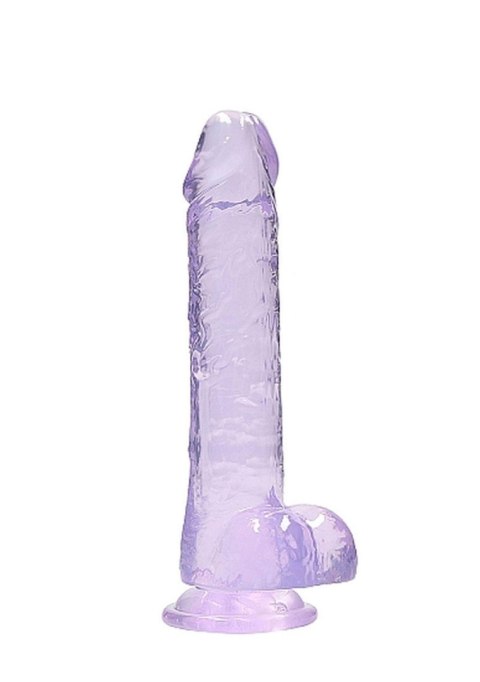 8"" / 20 cm Realistic Dildo With Balls - Purple SHOTS