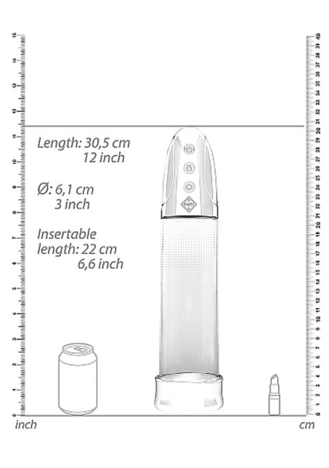 Automatic Rechargeable Luv Pump - Transparent SHOTS