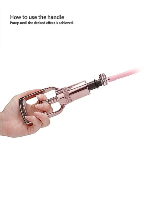 Clitoral & Nipple Pump Set Medium - Rose Gold SHOTS