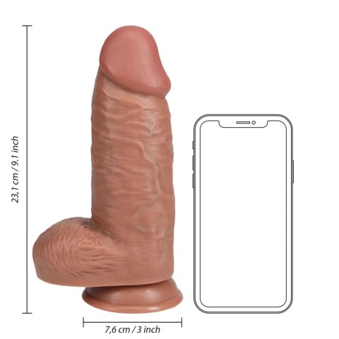 Extra Thick Straight with Balls 23 cm - Tan SHOTS