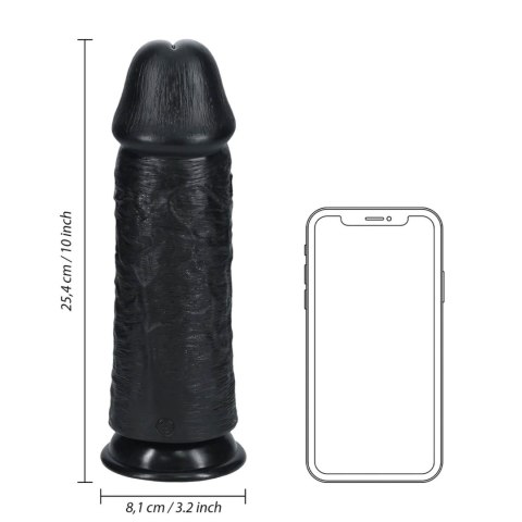 Extra Thick Straight without Balls 25,4 cm - Black SHOTS