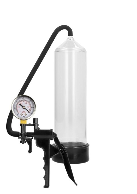 Elite Beginner Pump With PSI Gauge - Transparent SHOTS
