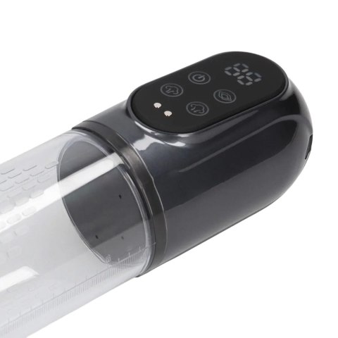 Engage - Automatic Waterproof Penis Pump and Masturbator - Gun Metal SHOTS