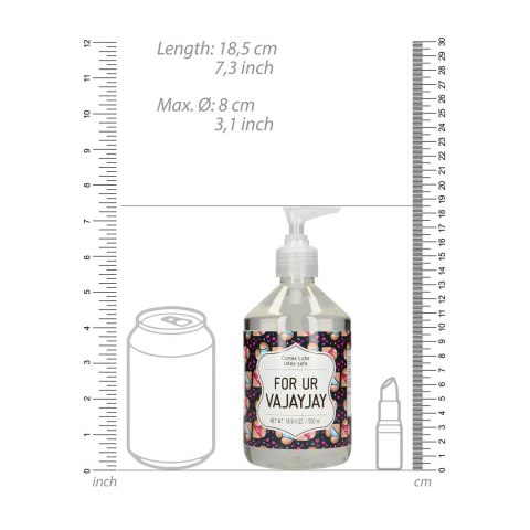 For Ur Vajayjay - Waterbased Lubricant - 500 ml SHOTS