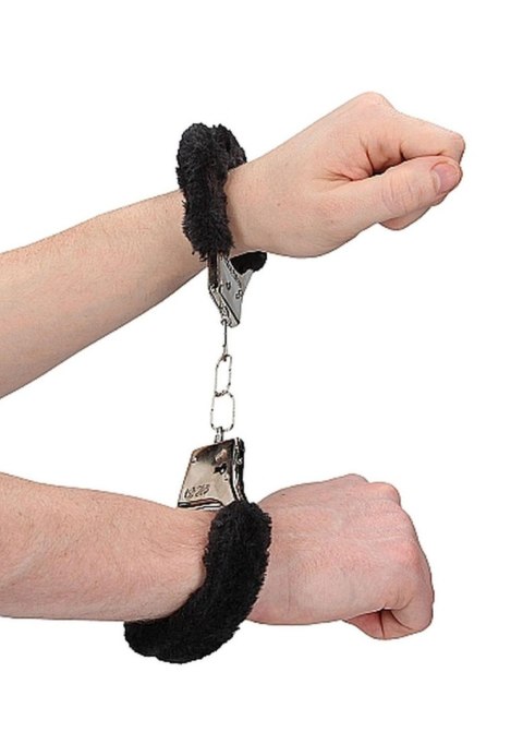 Furry Handcuffs - Black SHOTS
