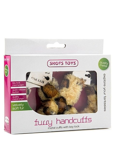 Furry Handcuffs - Cheetah SHOTS