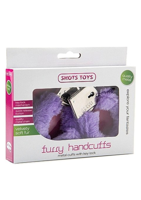 Furry Handcuffs - Purple SHOTS