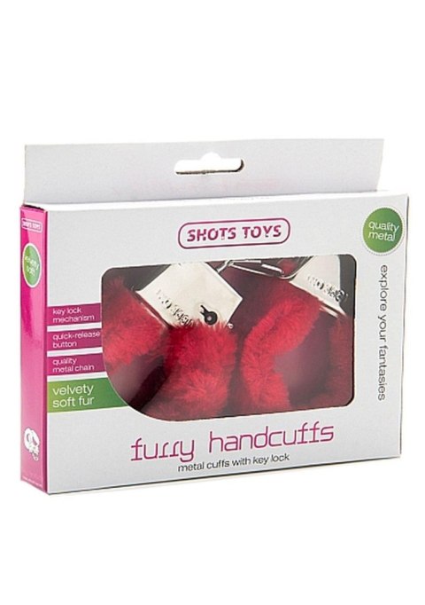 Furry Handcuffs - Red SHOTS