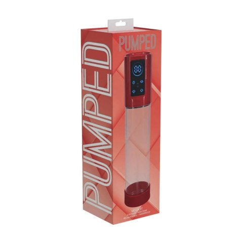 MegaLift - Automatic Waterproof Penis Pump - Metallic Red SHOTS