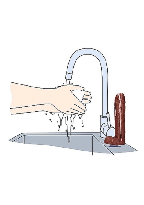 Mydło- Dicky Soap With Balls - Cum Covered - Brown SHOTS