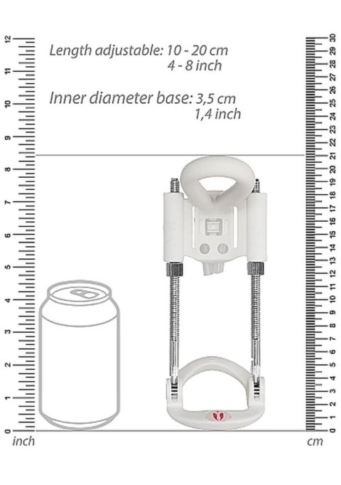 Penis Extender - White SHOTS