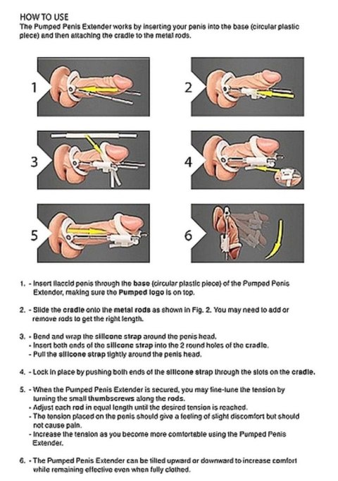 Penis Extender - White SHOTS