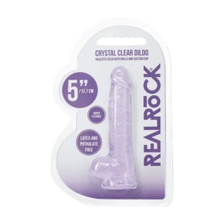 Realistic Dildo with Balls - 5" / 12,7 cm - Purple SHOTS