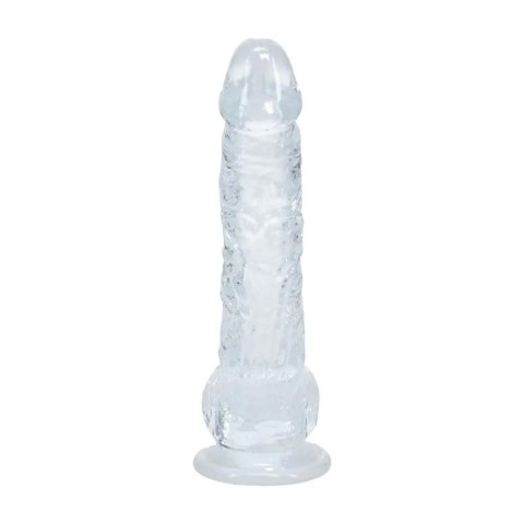 Realistic Dildo with Balls - 5" / 12,7 cm - Transparent SHOTS