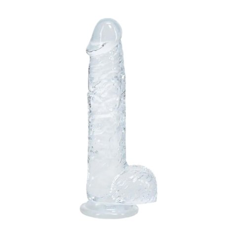 Realistic Dildo with Balls - 5" / 12,7 cm - Transparent SHOTS