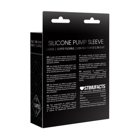 Silicone Pump Sleeve - Large SHOTS