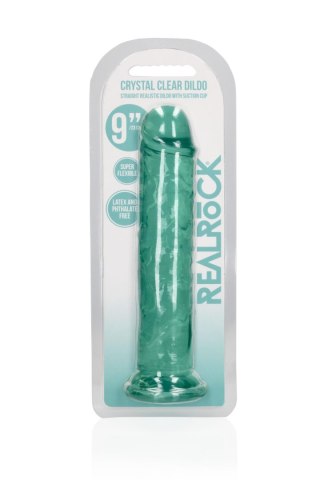 Straight Realistic Dildo with Suction Cup - 9'' / 23 SHOTS