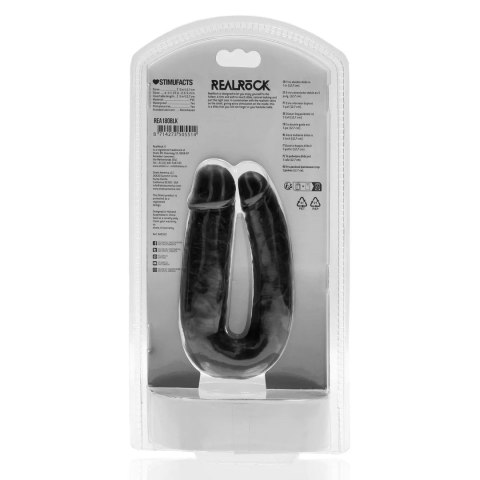 U Shaped Double Dildo 12,7 cm - Black SHOTS