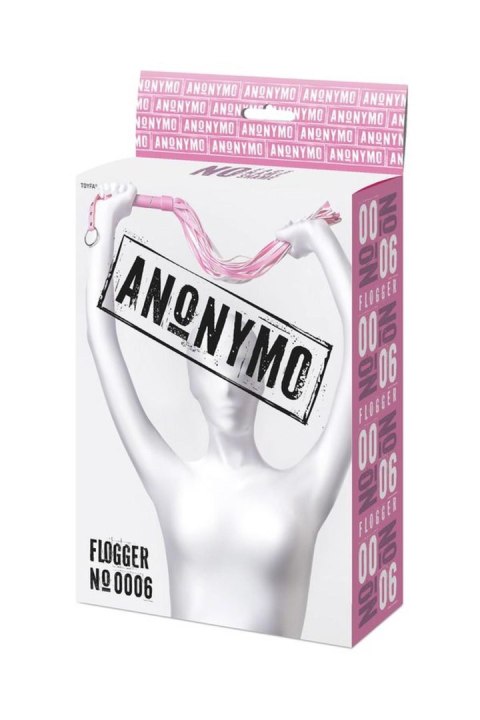 Anonymo flogger, PU leather, pink, 64 cm TOYFA - Boys of Toys Sp. z o.o. (dystrybutor)
