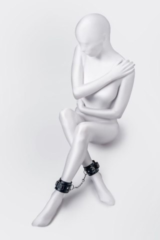Anonymo handcuffs, PU leather, black, 26.5 cm TOYFA - Boys of Toys Sp. z o.o. (dystrybutor)