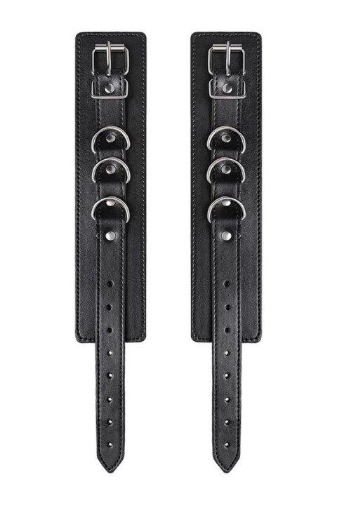 Anonymo handcuffs, PU leather, black, 26.5 cm TOYFA - Boys of Toys Sp. z o.o. (dystrybutor)