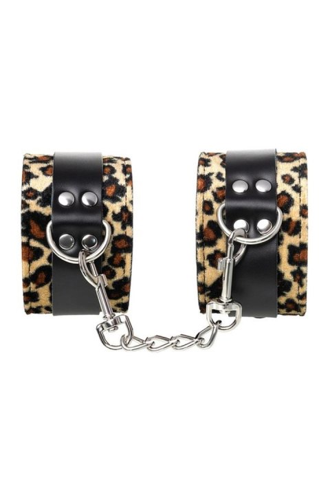 Anonymo handcuffs, PU leather, print, 27 cm TOYFA - Boys of Toys Sp. z o.o. (dystrybutor)