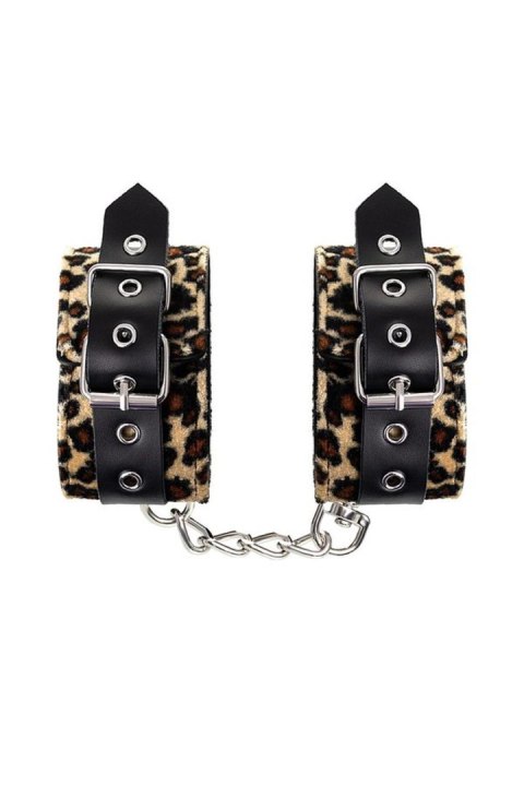 Anonymo handcuffs, PU leather, print, 27 cm TOYFA - Boys of Toys Sp. z o.o. (dystrybutor)
