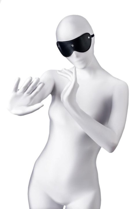 Anonymo mask, PU leather, black, 24 cm TOYFA - Boys of Toys Sp. z o.o. (dystrybutor)