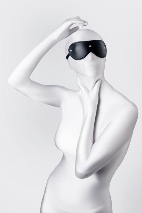 Anonymo mask, PU leather, black, 24 cm TOYFA - Boys of Toys Sp. z o.o. (dystrybutor)