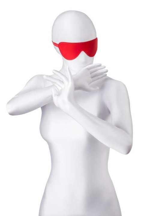 Anonymo mask, PU leather, red, 65 cm TOYFA - Boys of Toys Sp. z o.o. (dystrybutor)
