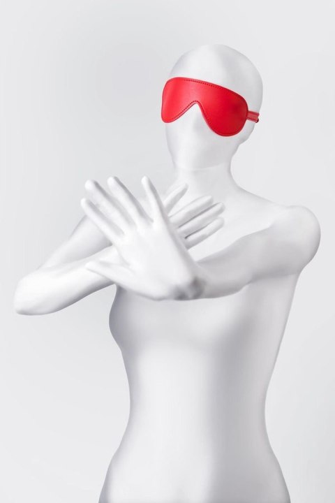 Anonymo mask, PU leather, red, 65 cm TOYFA - Boys of Toys Sp. z o.o. (dystrybutor)