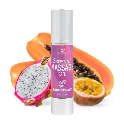 EXOTIC FRUITS MASSAGE OIL Secret Play - FEMARVI S.L.