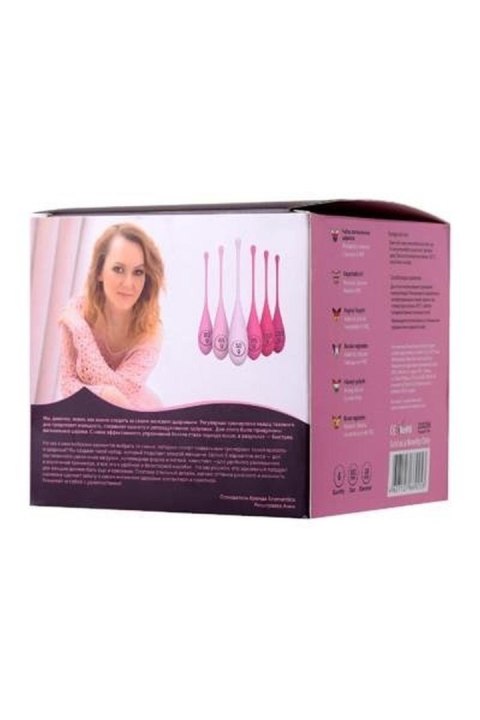 XEROMANTICA Set of 6 vaginal balls K-ROSE,silicone, pink TOYFA - Boys of Toys Sp. z o.o. (dystrybutor)