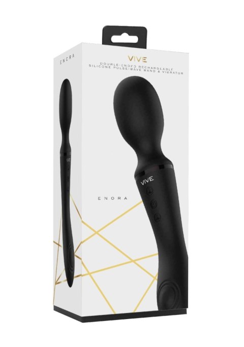 Enora - Wand & Vibrator - Black SHOTS
