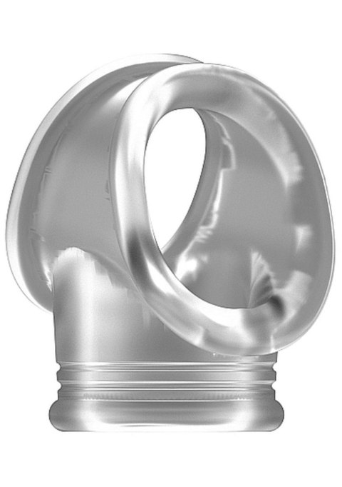 No.48 - Cockring with Ball Strap - Translucent SHOTS