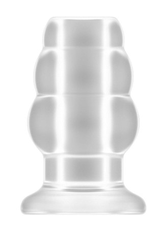 No.51 - Large Hollow Tunnel Butt Plug - 5 Inch - Translucent SHOTS