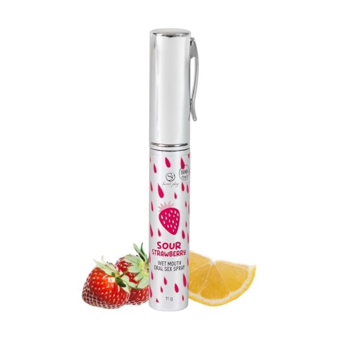 SOUR STRAWBERRY WET MOUTH ORAL SEX SPRAY Secret Play - FEMARVI S.L.