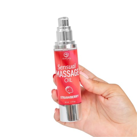 STRAWBERRY MASSAGE OIL Secret Play - FEMARVI S.L.