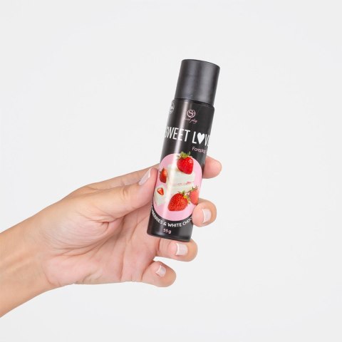 STRAWBERRY & WHITE CHOCOLATE GEL - 60 ML Secret Play - FEMARVI S.L.