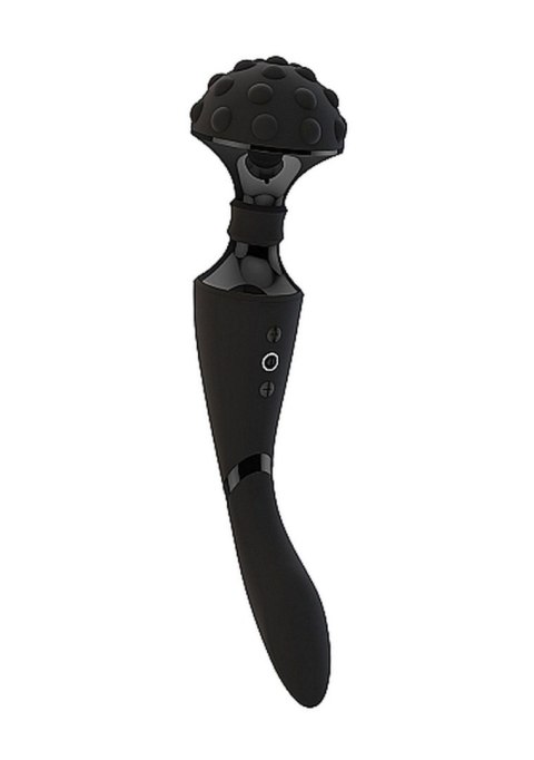 Stymulator- Shiatsu Bendable Massager Wand - Black SHOTS
