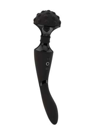 Stymulator- Shiatsu Bendable Massager Wand - Black SHOTS