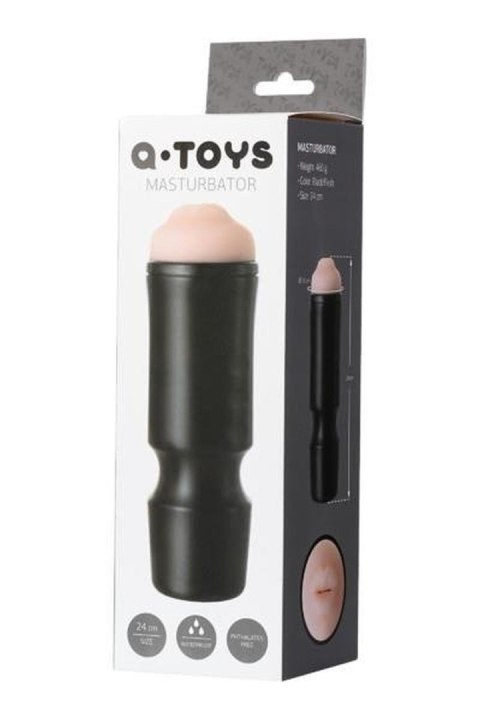 A-TOYS, Masturbator,TPE, ABS-plastic, 24 cm, diameter 7,6 cm TOYFA - Boys of Toys Sp. z o.o. (dystrybutor)